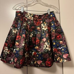 Alice and Olivia floral skirt